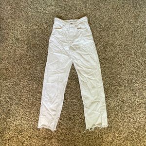 Zara high rise mom jeans